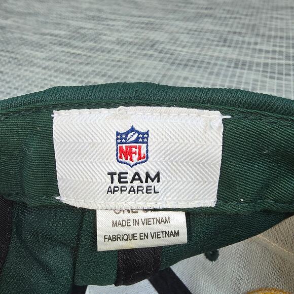 Green Bay Packers Cap Hat NFL Team Apparel Mens One Size Adjustable Football - Picture 7 of 9